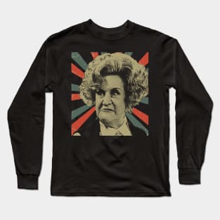 Mrs Slocombe || Vintage Art Design || Exclusive Art Long Sleeve T-Shirt